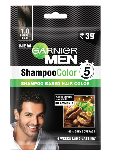Garnier Men Shampoo Color - Shade 1 Natural Black